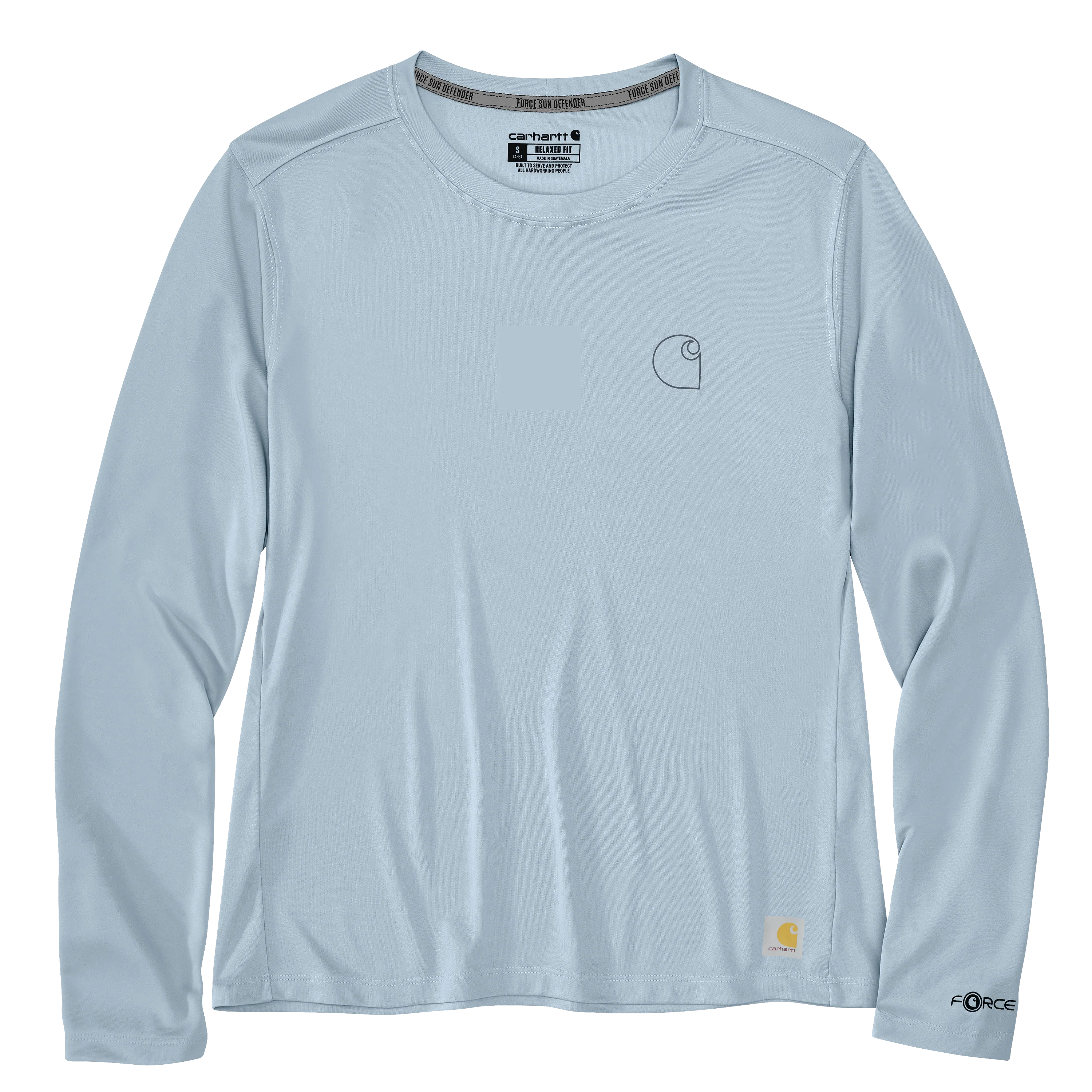 Unique Carhartt Women’s Force Sun Defender Relaxed Long Sleeve Logo T-Shirt Fast