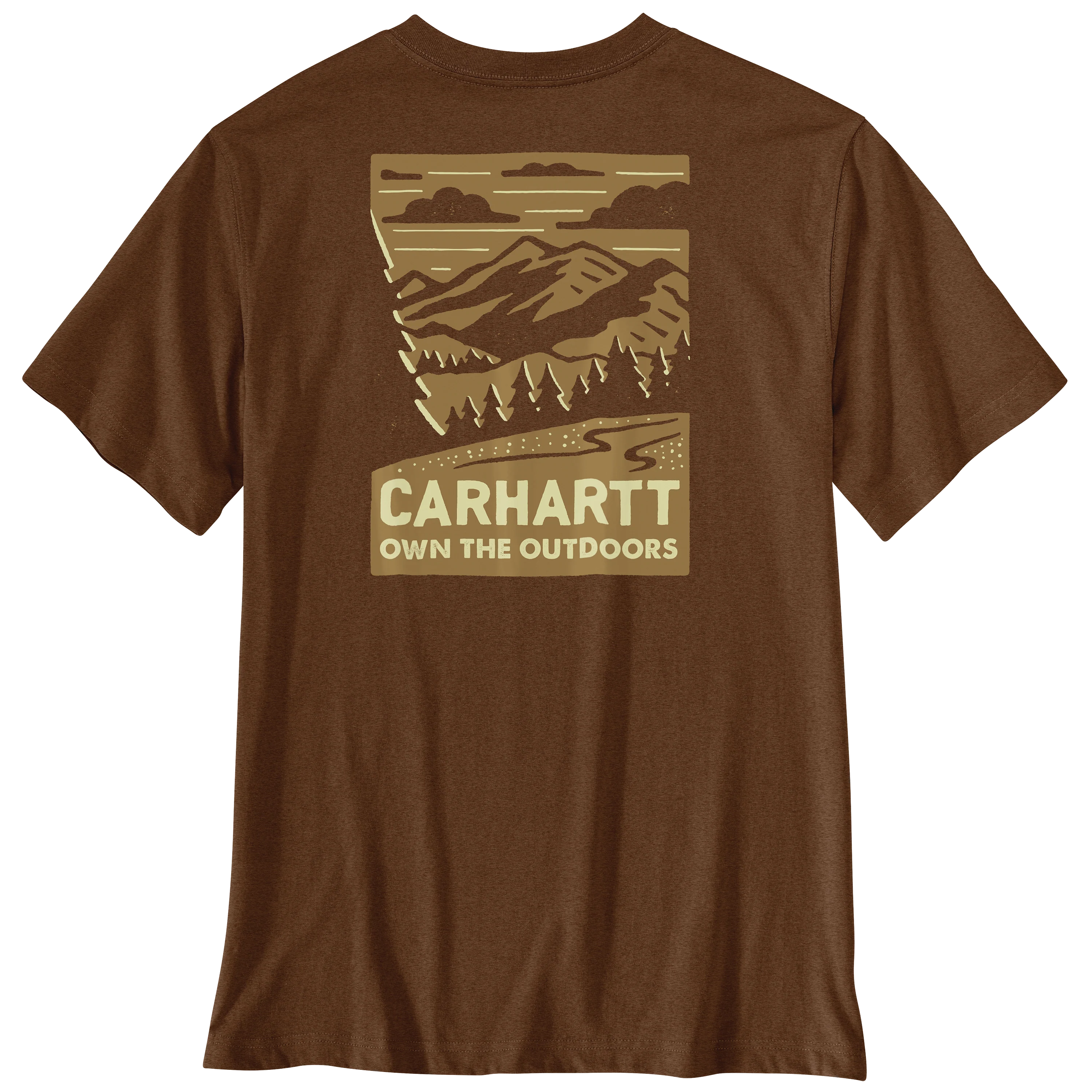 Reusable Carhartt Men’s Irvine Relaxed Outdoor T-Shirt Pure