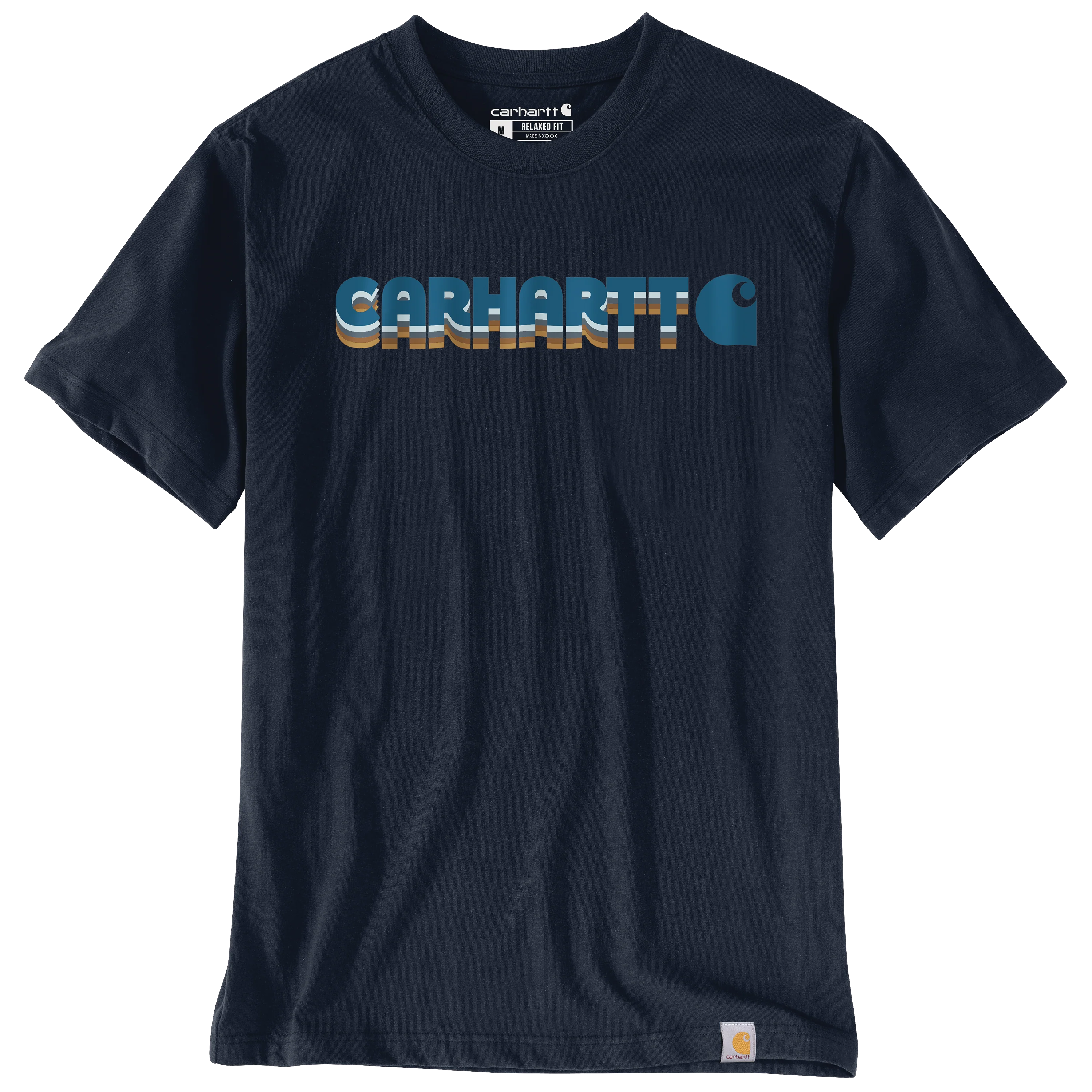 Safe Carhartt Men’s Irvine Relaxed Layered Logo T-Shirt High-End