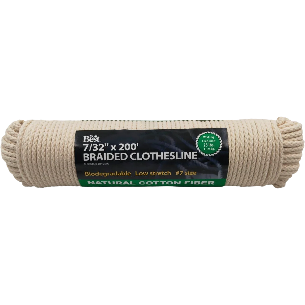 High-End Do it 7 32 in. Braided Clothesline 200 ft. Natural