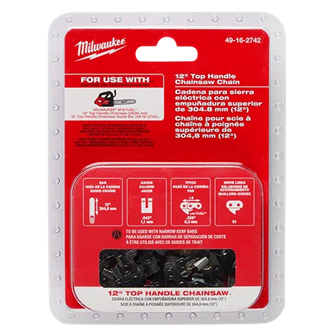 Smart Milwaukee 12 Top Handle Chainsaw Chain Easy-to-Use