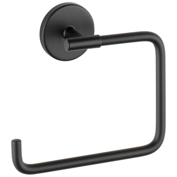 Functional Delta Trinsic Matte Black Towel Ring Classic