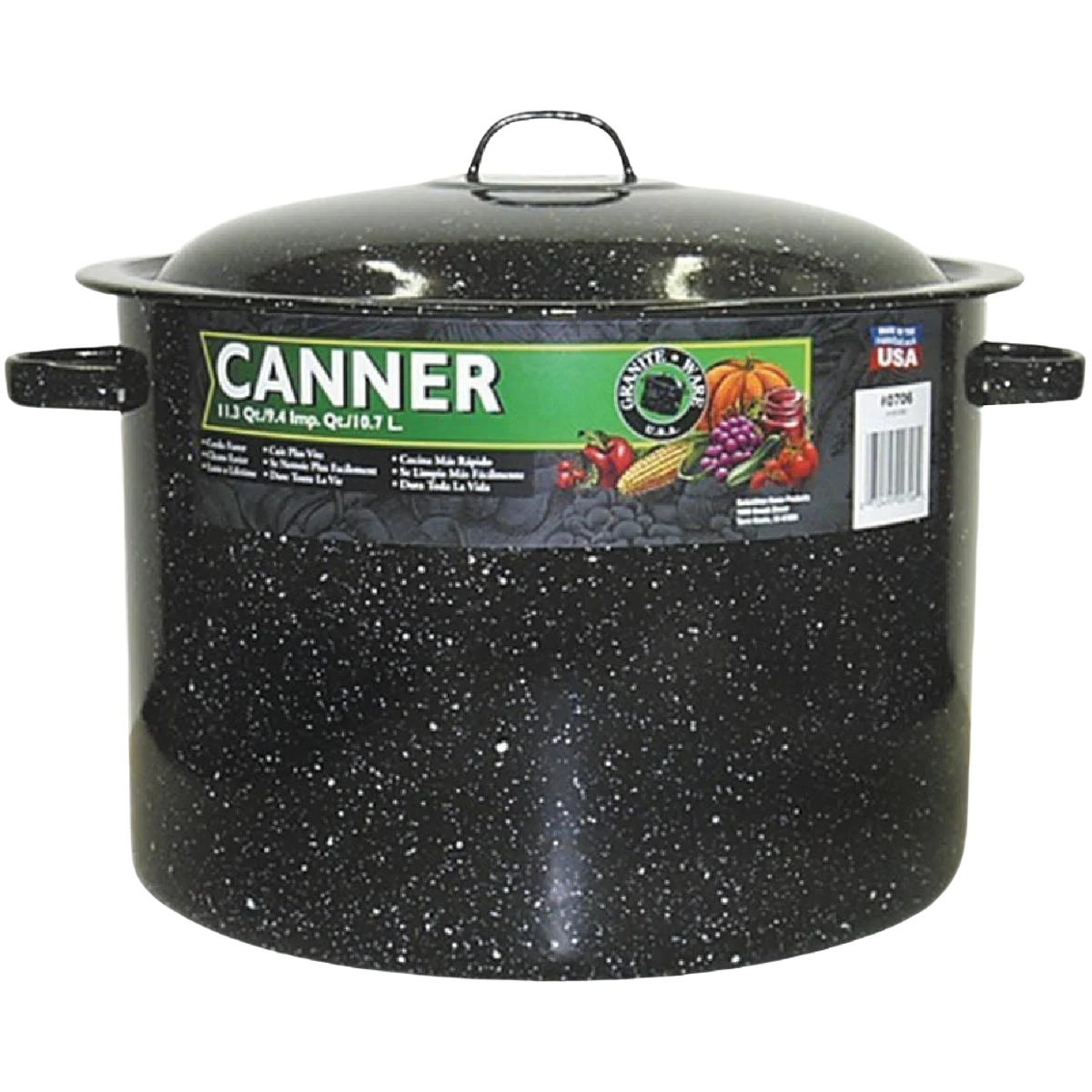 Optimized GraniteWare Covered Preserving Canner 21 qt. Recyclable