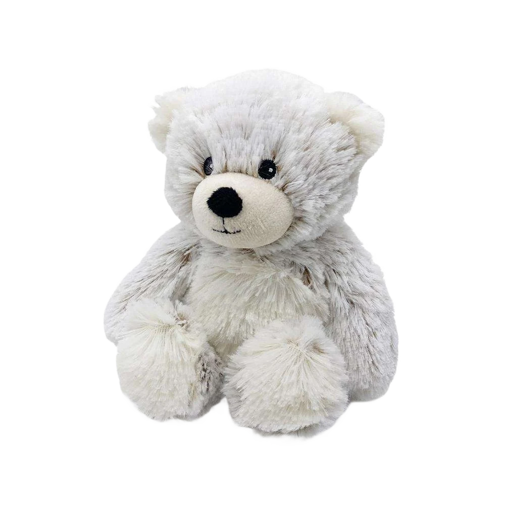 Smooth Warmies Junior 9 In. Microwavable Marshmallow Bear Sophisticated