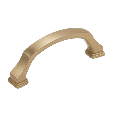 Green Amerock Revitalize 3 Center-to-Center Golden Champagne Cabinet Pull Minimalist