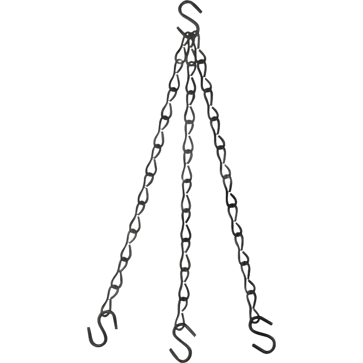 Premium National Hardware 18 Black Metal Hanging Plant Extension Chain Contemporary