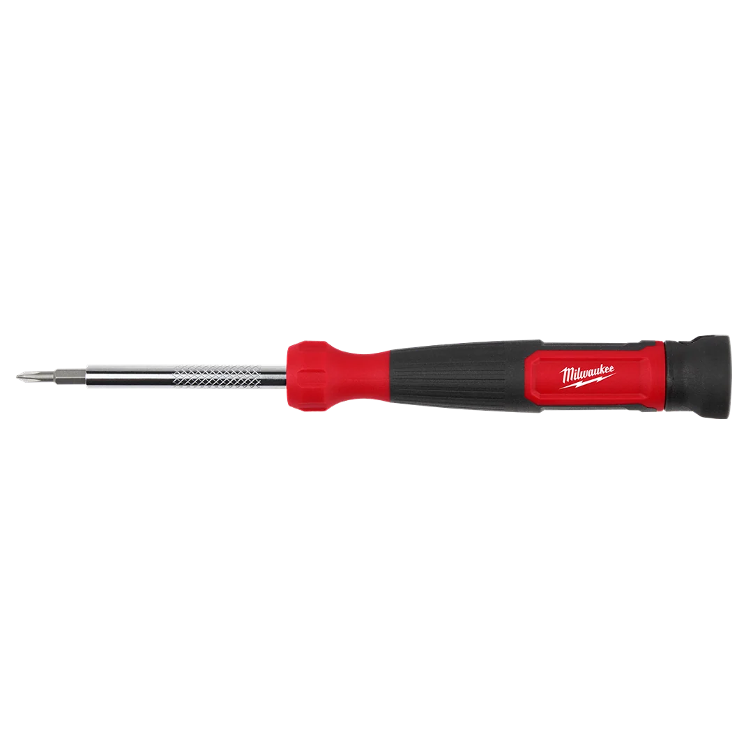 Green Milwaukee 4-in-1 Precision Multi-Bit Screwdriver Enhanced