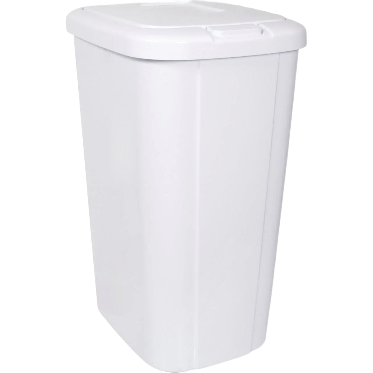 Flexible Hefty White Touch Top Wastebasket 53 qt. Detailed