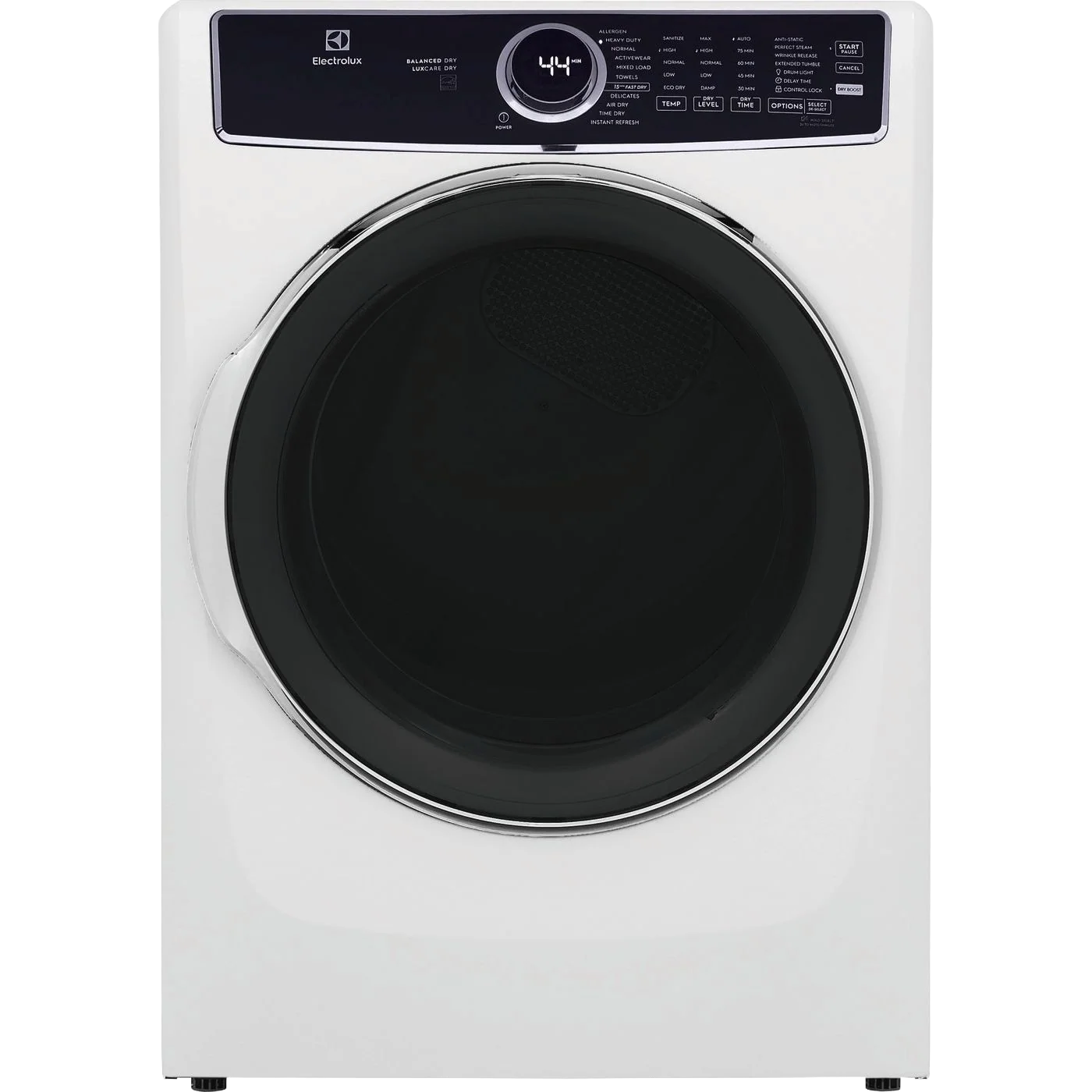 Proven Front Load Steam™ Electric Dryer with Balanced Dry™ and Instant Refresh – 8.0 Cu. Ft. Powerful