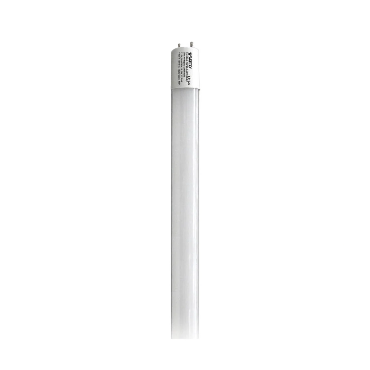 Efficient Satco 13.5 Watt T8 LED Medium Bi-Pin Base Tube Light Bulb 48 in. Original Design