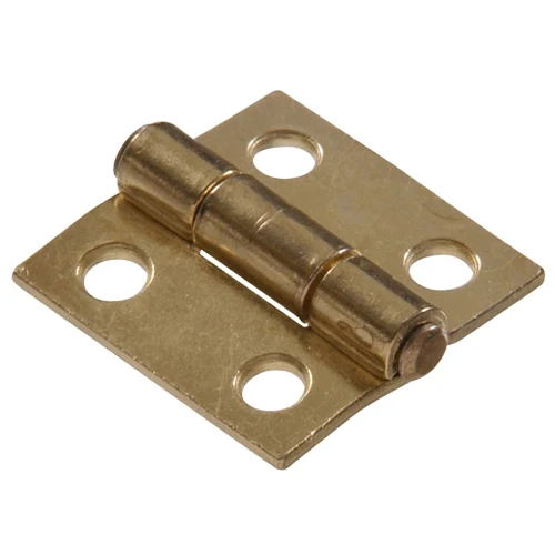 Trusted Hillman 1-1 2 in. Light Narrow Hinge – Fixed Pin – Brass Finish Unique