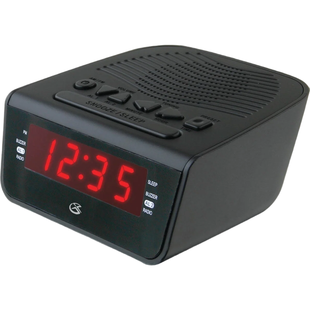 Artisan GPX Dual Memory Alarm Clock Radio Recyclable