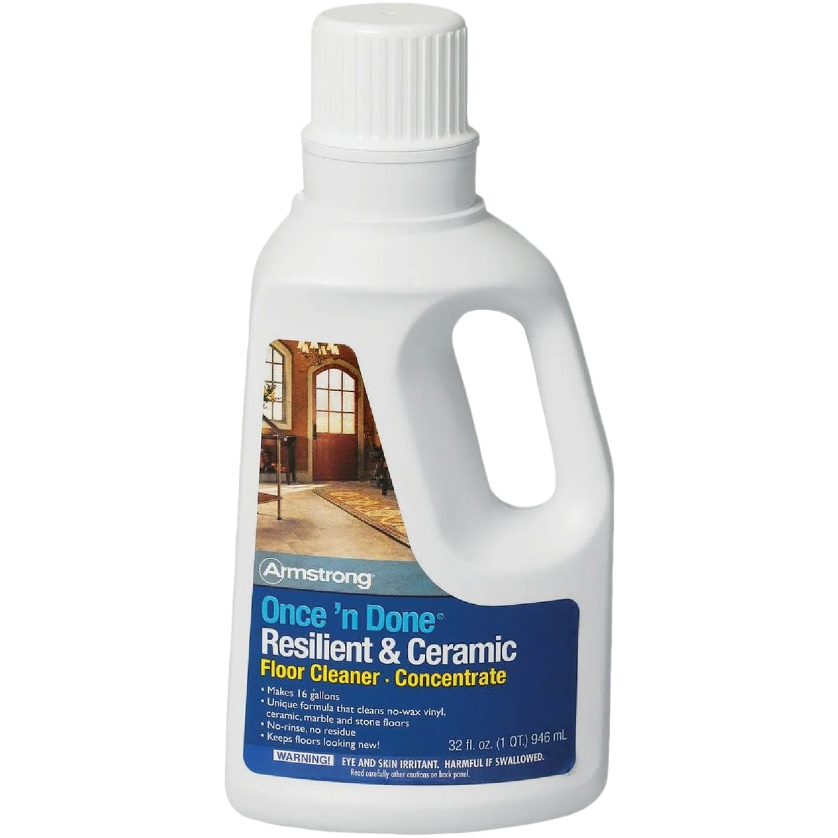 High-Grade Armstrong Once ‘N Done Resilient Ceramic Floor Cleaner Concentrate