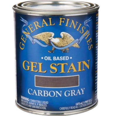 Effective General Finishes Carbon Gray Gel Stain 1 Pint Organic