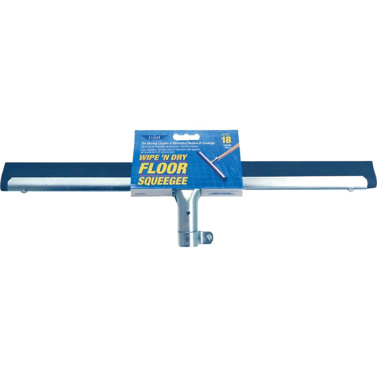 Classic Ettore Wipe’n Dry Floor Squeegee 18 in. Official