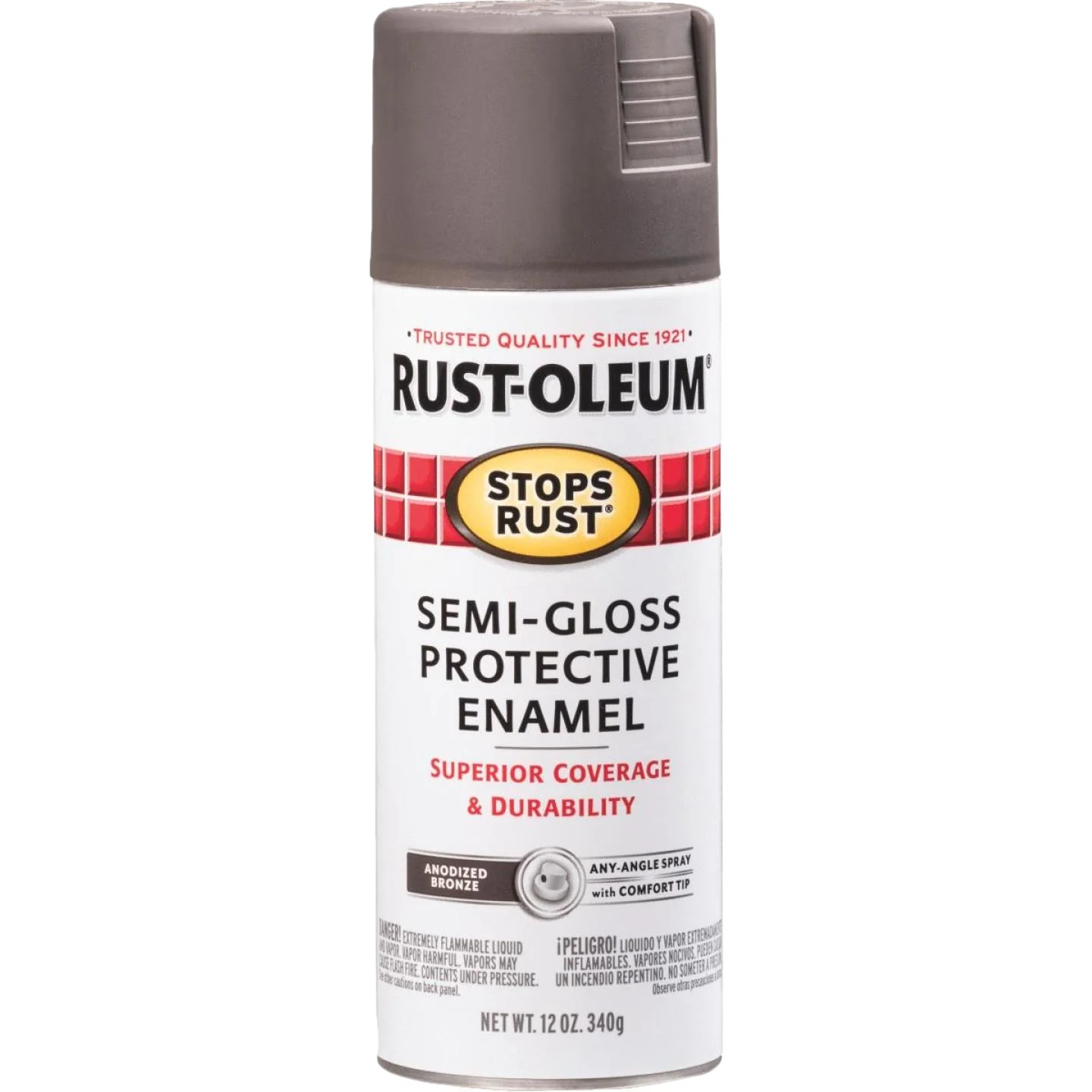 Lightweight Rust-Oleum Stops Rust Anodized Bronze Anti-Rust Spray Paint 12 oz. Carefully Designed