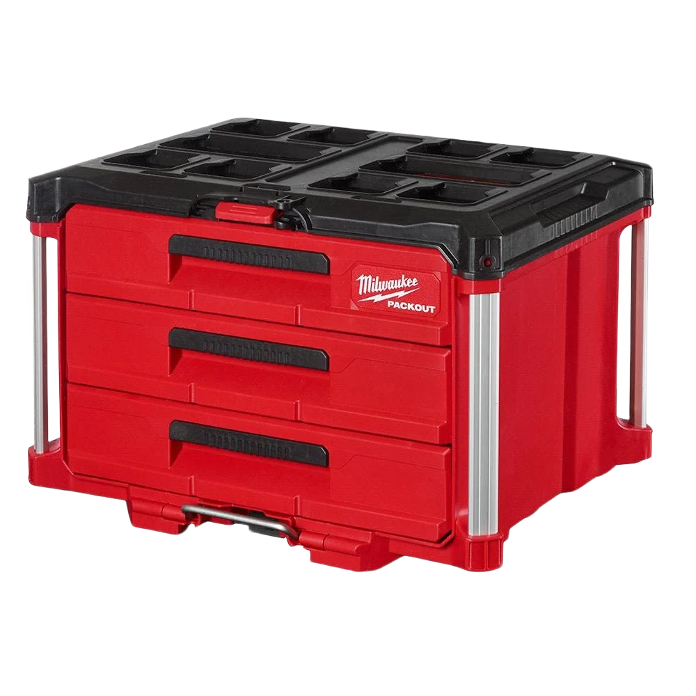 Reliable Milwaukee PACKOUT™ 3-Drawer Tool Box Green