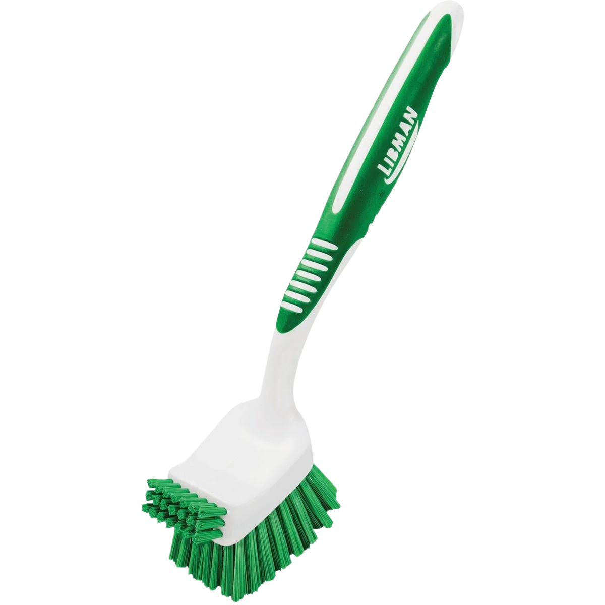 Natural Libman Green Polymer Fibers Ergonomic Dish Brush 8 in. Luxury