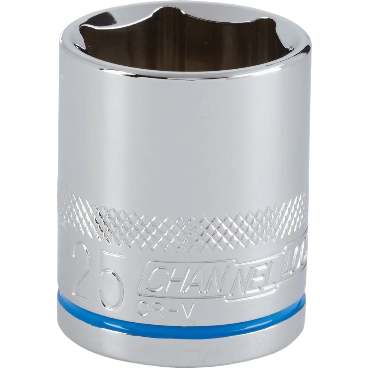 High-End Channellock 1 2 in. Drive 25mm 6-Point Shallow Metric Socket Top-Quality