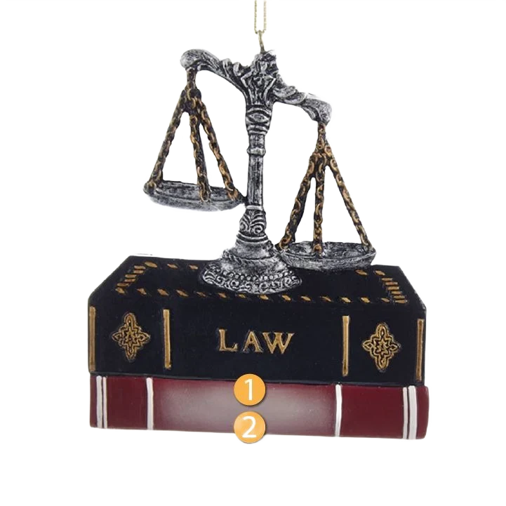 Refined Kurt S. Adler Personalized Lawyer Ornament Optimized