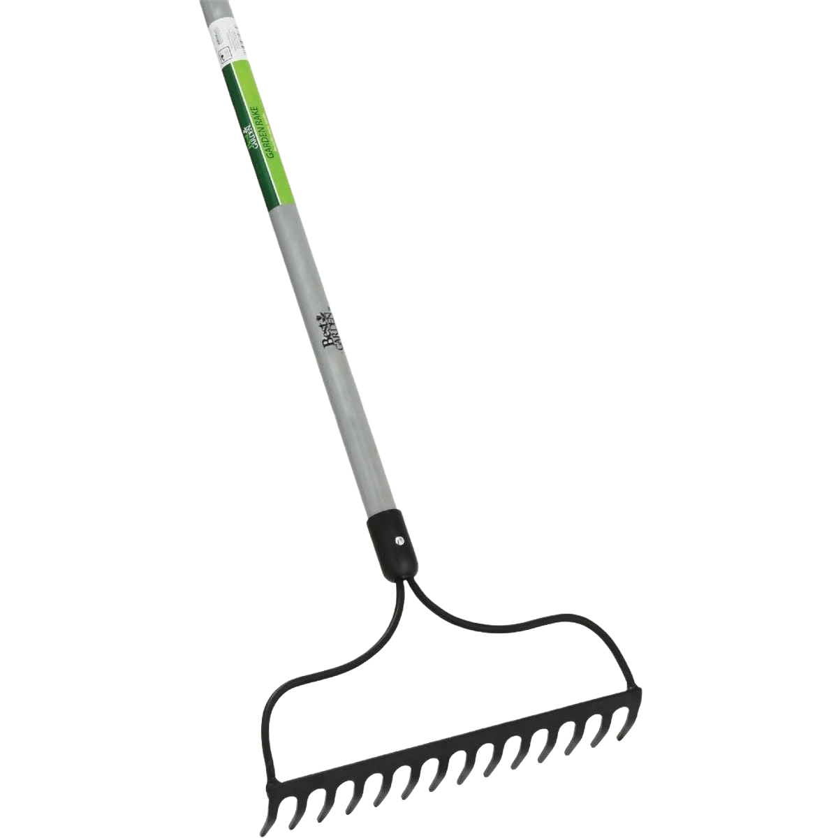 Modern Garden Fiberglass Long Handle Steel Bow Garden Rake 14 in. Next-Generation