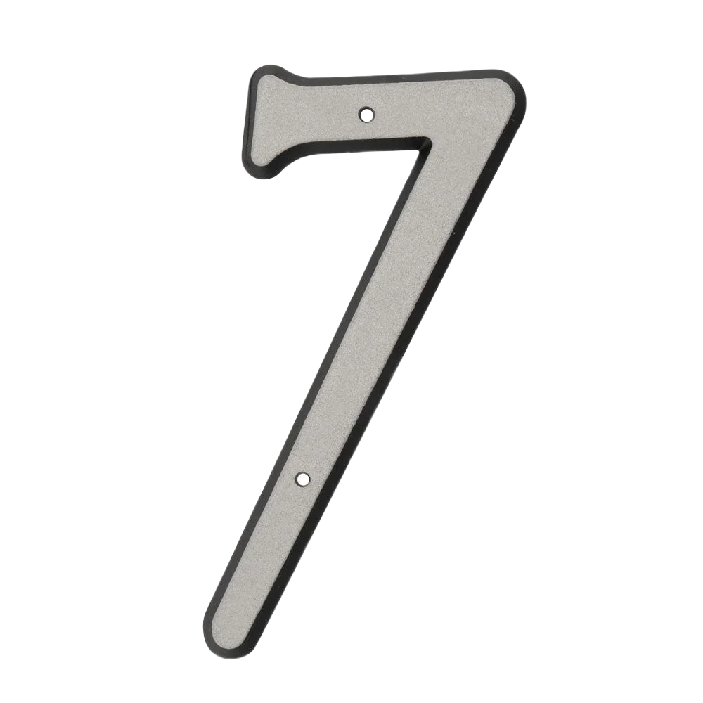 Artisan Hillman 4-In. Nail On Reflective House Number 7 Fine Crafted