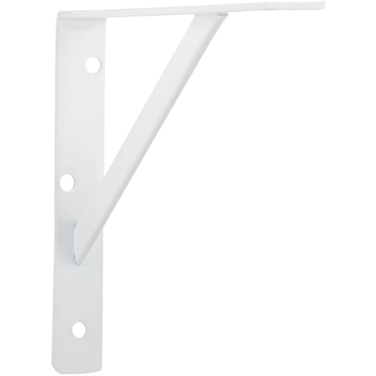 Smart Knape Vogt 208 Series White L-Bracket 12 In. D x 8 In. H Consistent