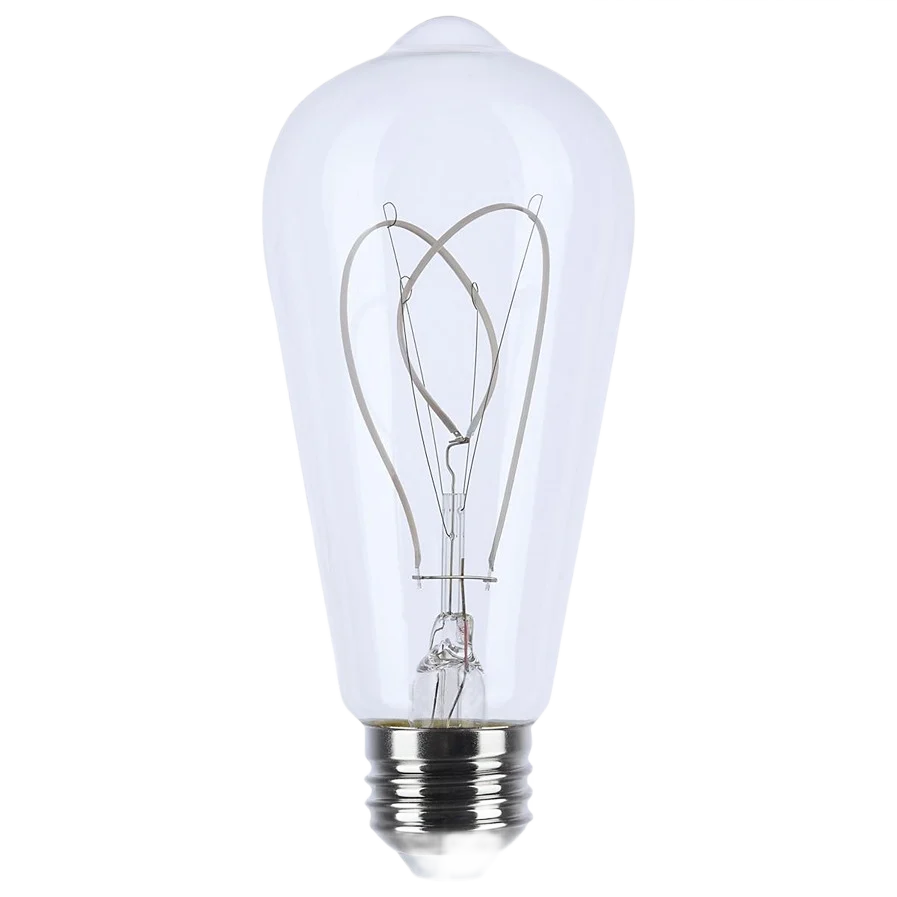 Smart Satco 6 Watt LED Reminiscent ST19 Warm White Light Bulb Top-Quality