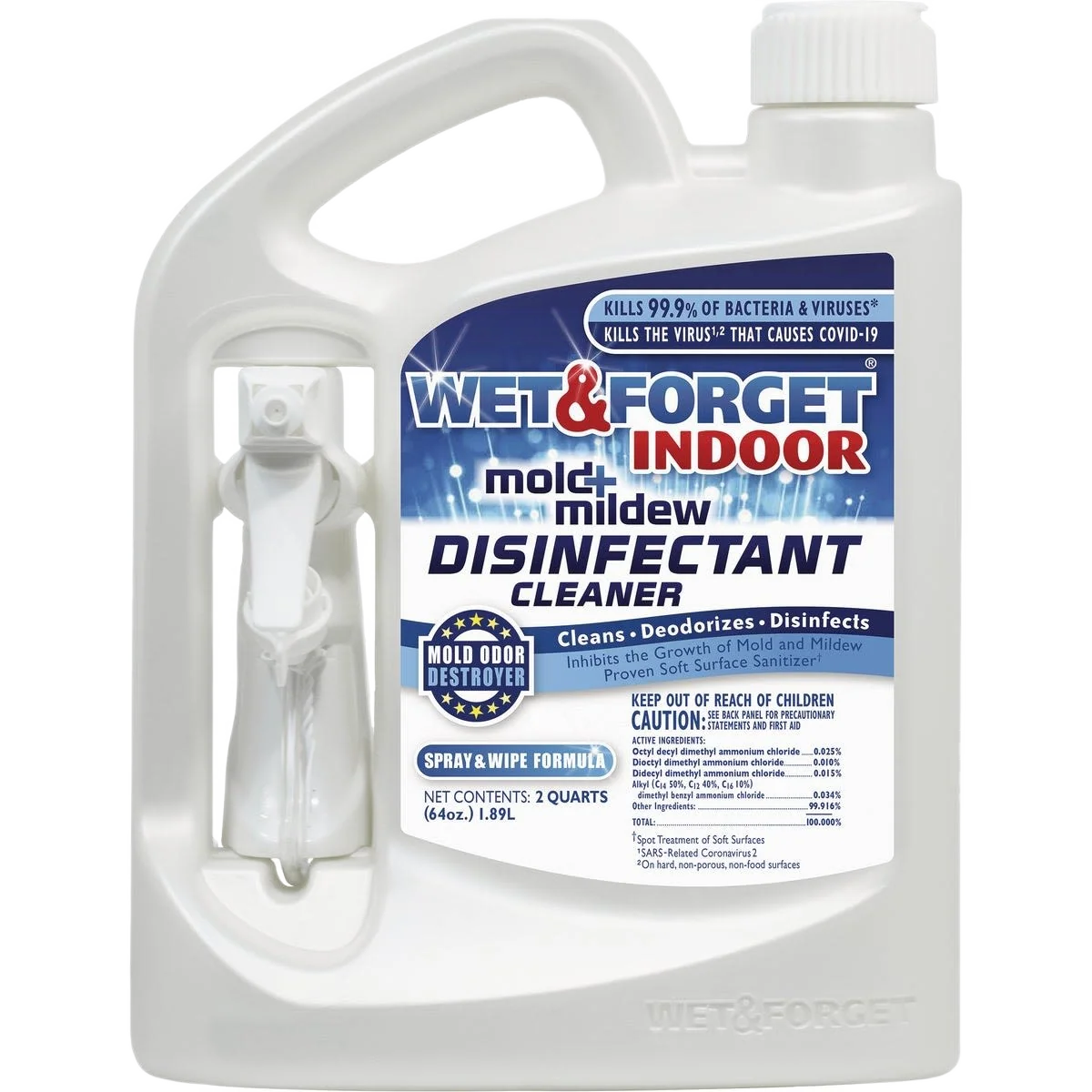 Breathable Wet Forget Mold Mildew Cleaner 64 oz. Artisan