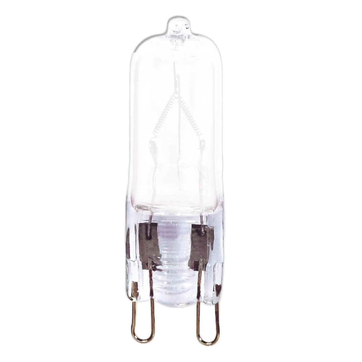 Natural Satco 40 Watt Warm White Frosted Halogen Light Bulb with Double Loop Base Verified