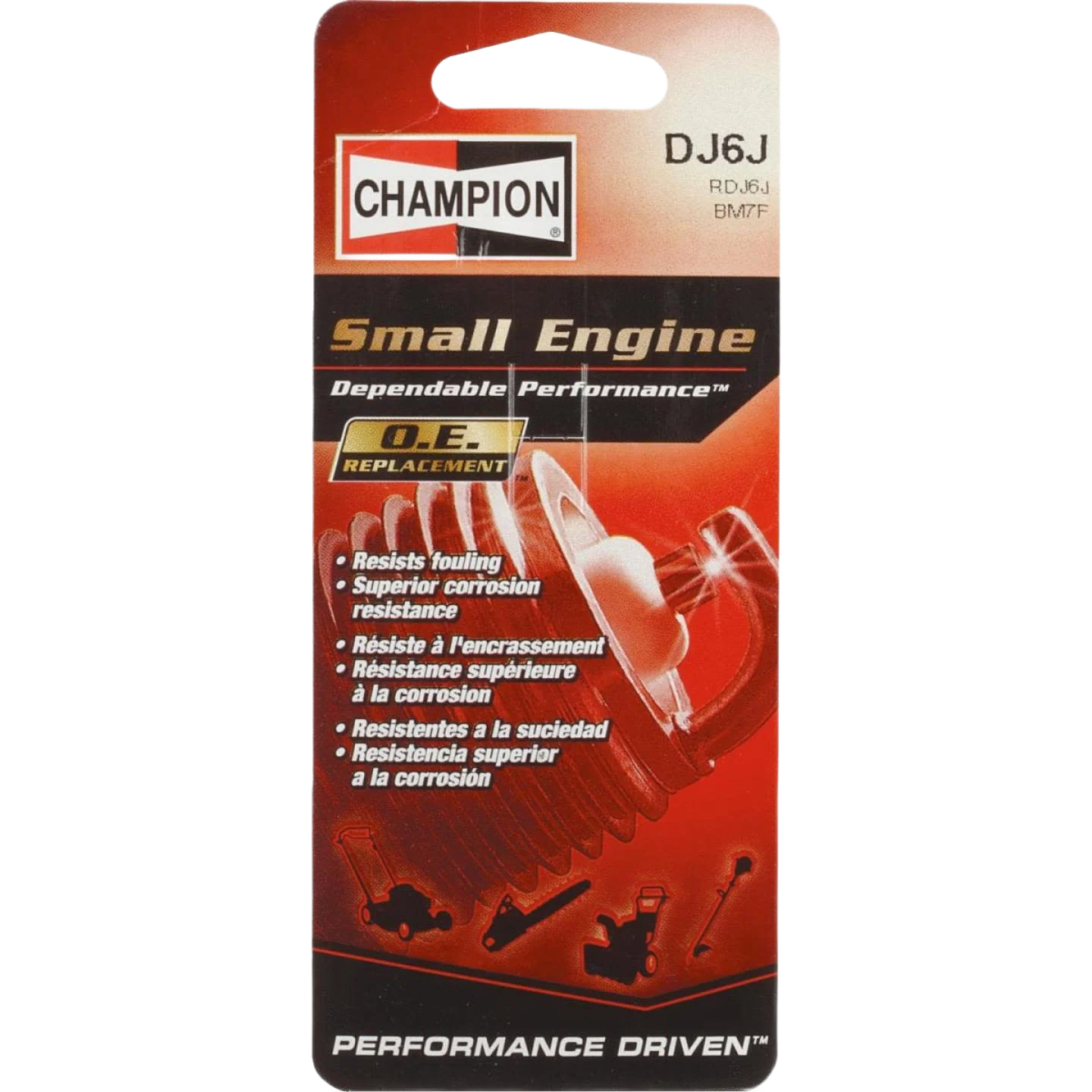 Enhanced Champion DJ6J Copper Plus Chainsaw Spark Plug High-Performance
