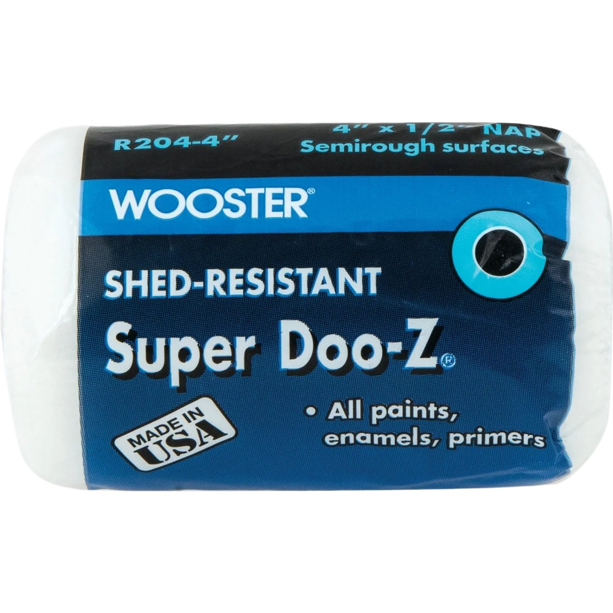 Stylish Wooster Super DOO-Z Woven Fabric Roller Cover 4 x 1 2 in. Breathable