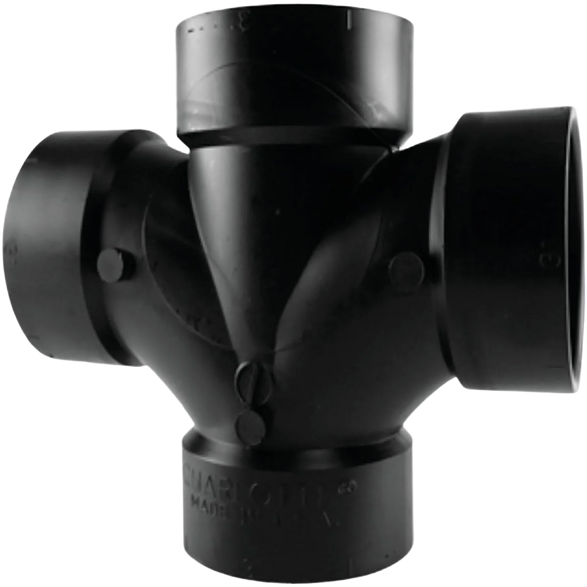 Organic Charlotte Pipe 3 In. All Hub Double Sanitary Tee Luxury