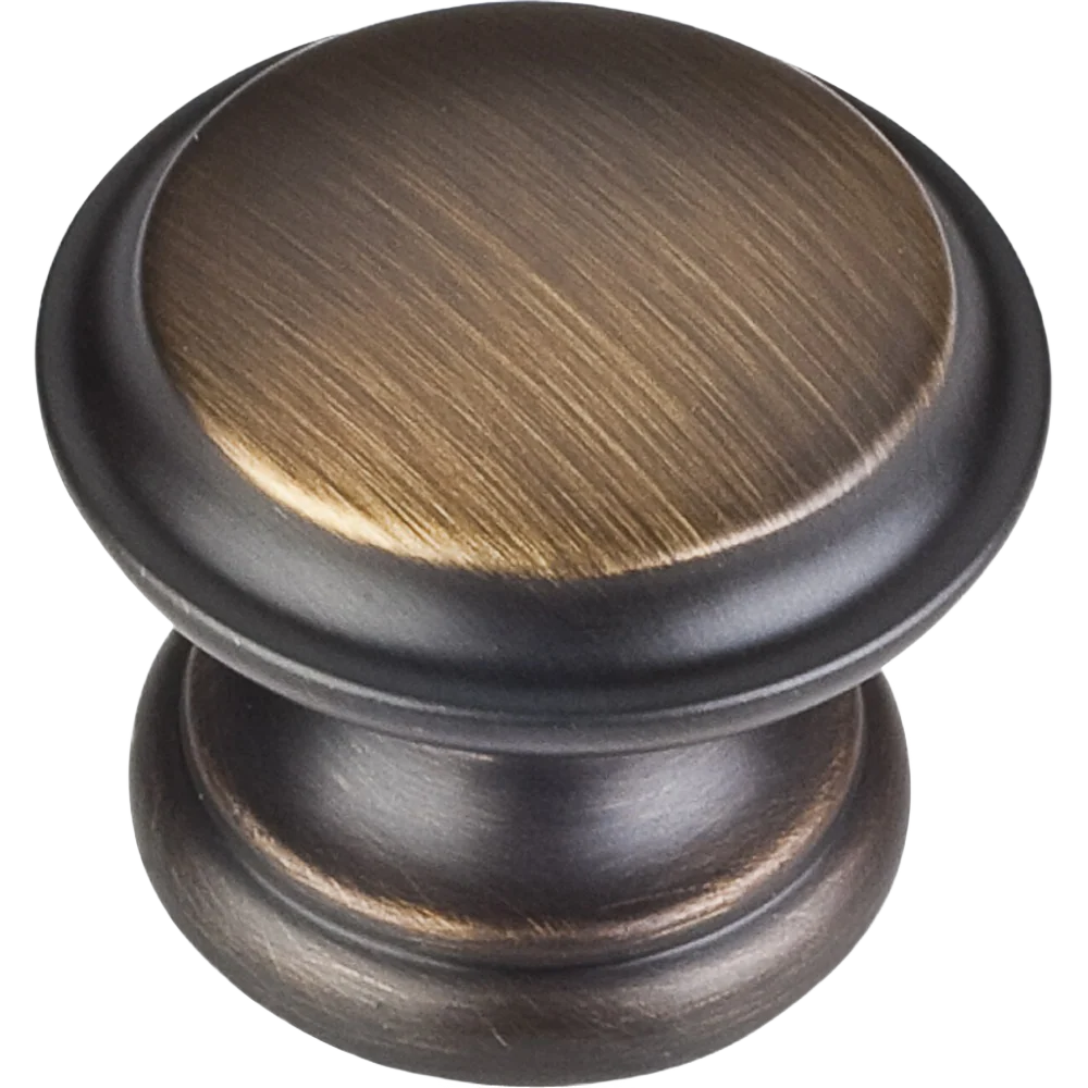 Carefully Designed Hardware Resources 1-3 8 In. Cordova Knob Antique Brushed Satin Brass Environmentally Friendly