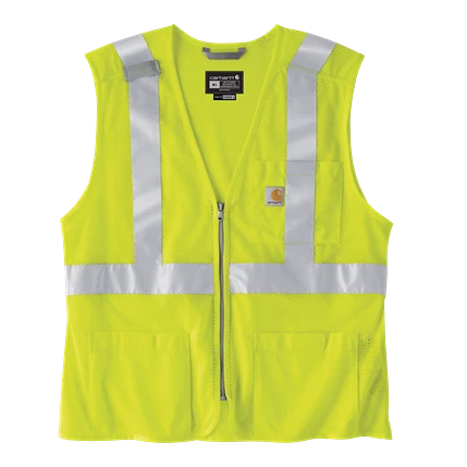 Elegant Carhartt Men’s High-Visibility Mesh Multi-Pocket Vest Responsible