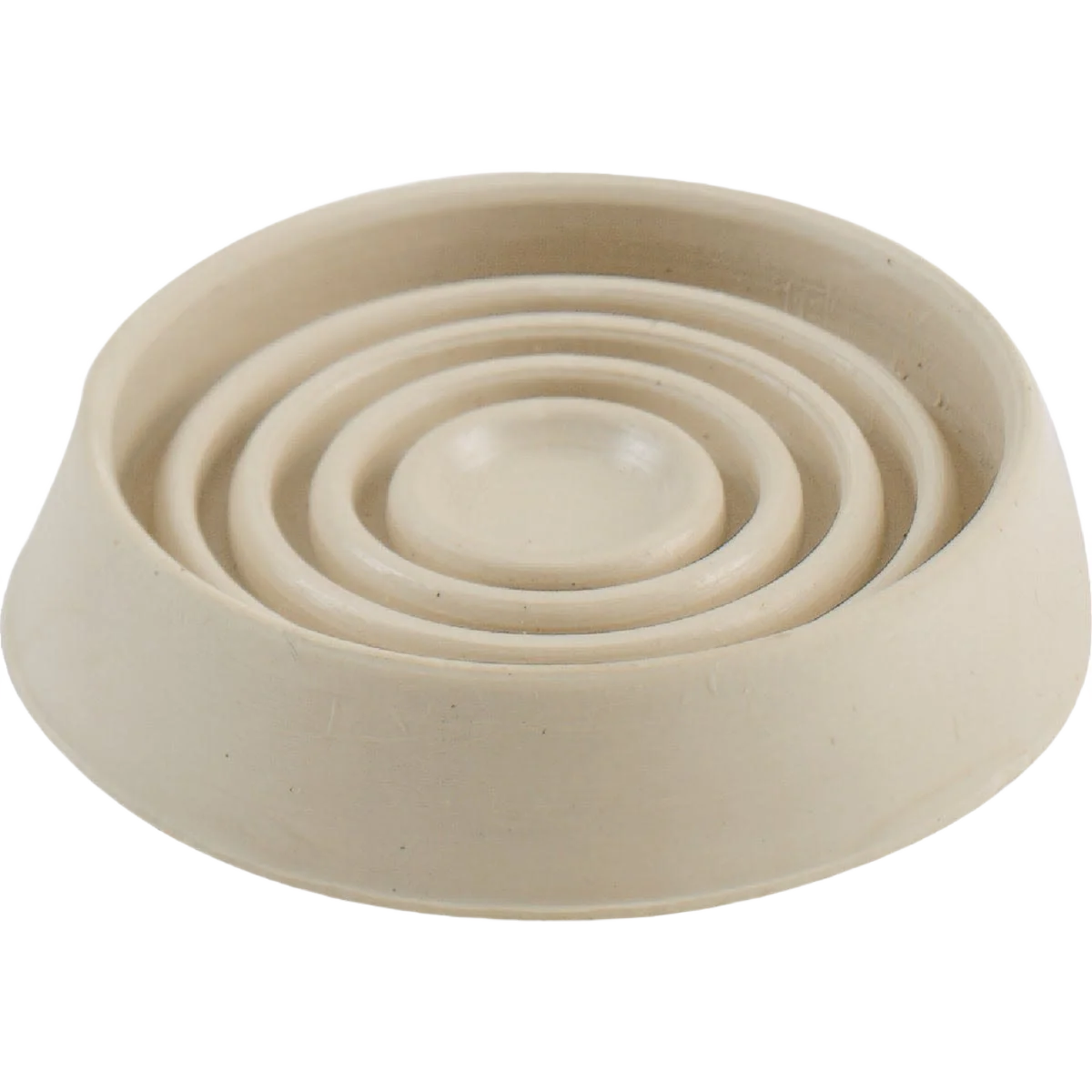 Next-Generation Do it 1-3 4 In. ID Round Almond Furniture Leg Cup 4-Pack Trendy