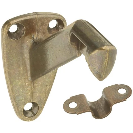 Soft National Hardware Antique Brass Zinc Handrail Bracket with Steel Strap High-Performance