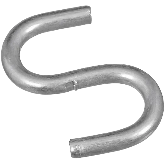 Original Design National Hardware 3 4 Zinc Heavy Open S Hook 8 Ct. Environmentally Friendly