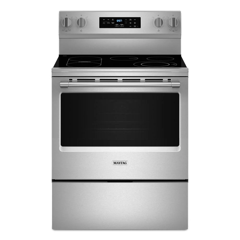Exclusive 30-Inch Wide Electric Range With No Preheat Air Fry and Air Baking – 5.3 cu. ft. Premium Material