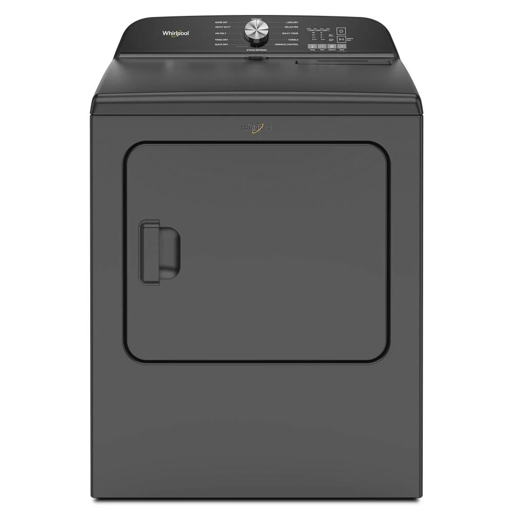 Official 7.0 Cu. Ft. Whirlpool® Top Load Electric Dryer with Moisture Sensor Durable