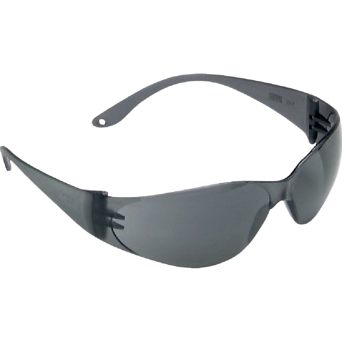 Top-Quality Safety Works Close Fitting Black Frame Safety Glasses with Anti-Fog Gray Lenses Comfortable