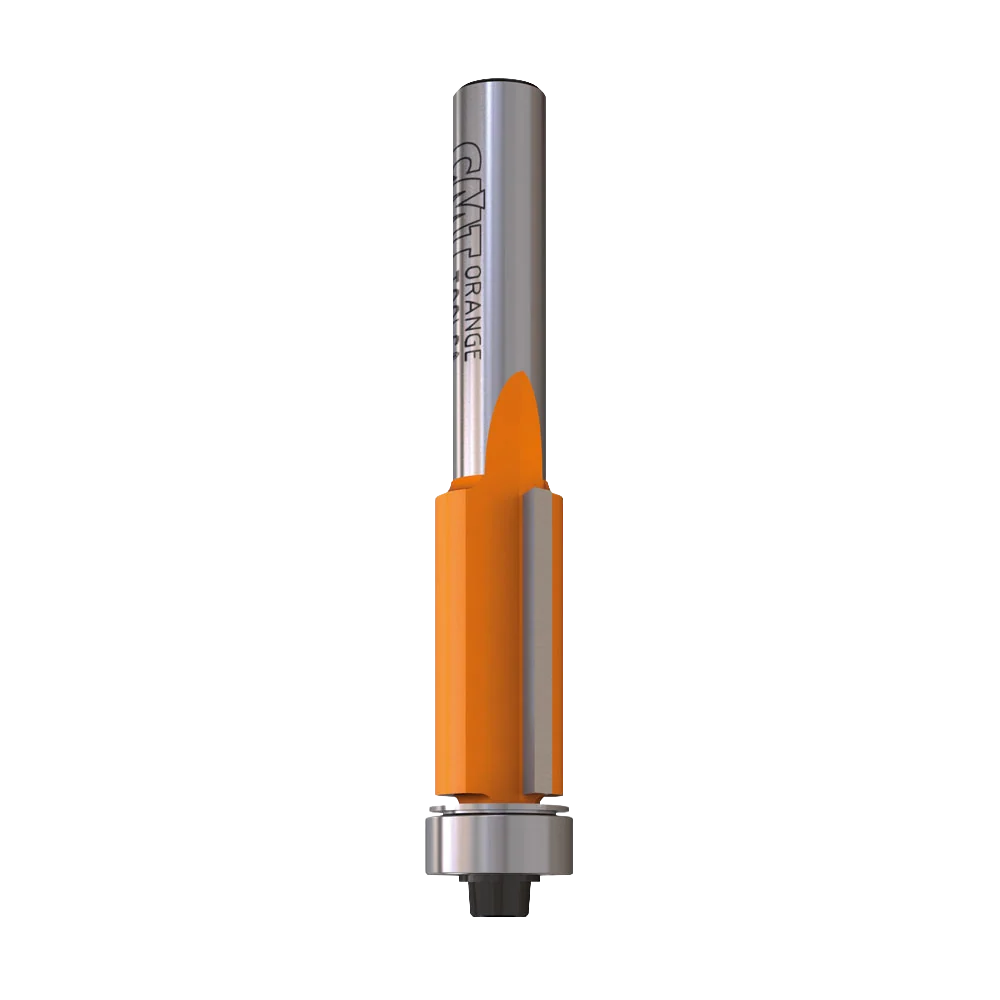 Next-Generation CMT Orange Tools 1 2 x 1 3-Flute Super-Duty Flush Trim Bit 1 4 Shank Enhanced