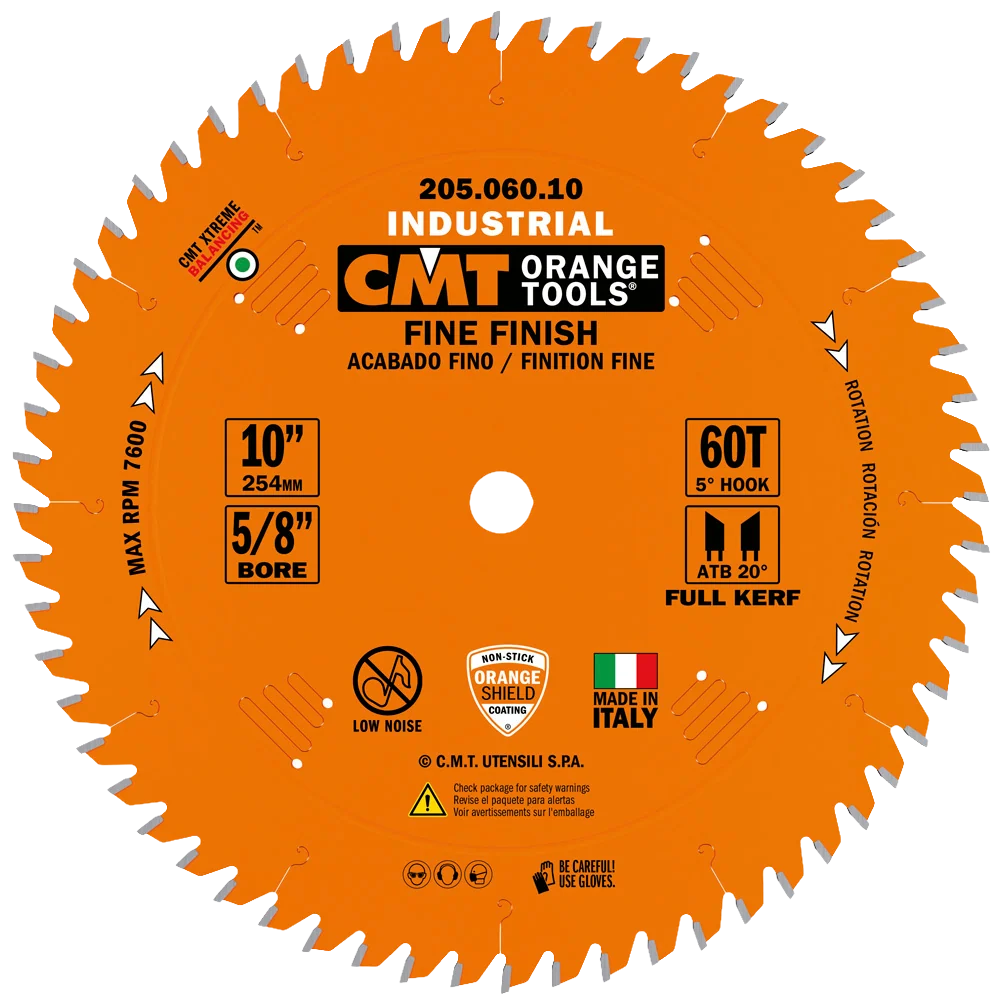 Modern CMT Orange Tools 10 60T Fine Finish Saw Blade Luxury