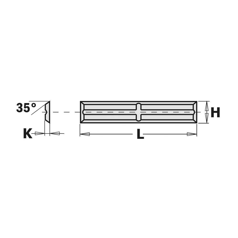 Smooth CMT Orange Tools 4 35° 50×5.5×1.1mm Hw-K1920 Solid Carbide Knives Reliable