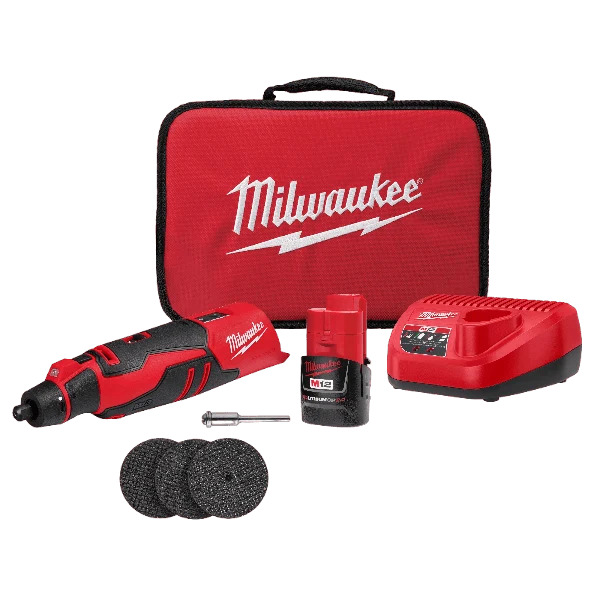 Eco-Friendly Milwaukee M12™ Brushless Rotary Tool Kit High-End
