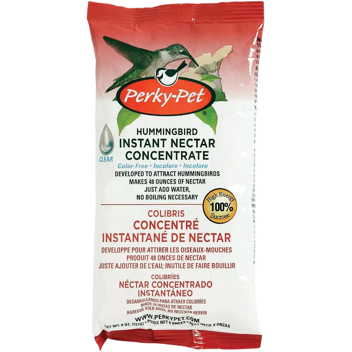 Selected Perky-Pet Clear Powder Concentrate Hummingbird Nectar 8 oz. Modern