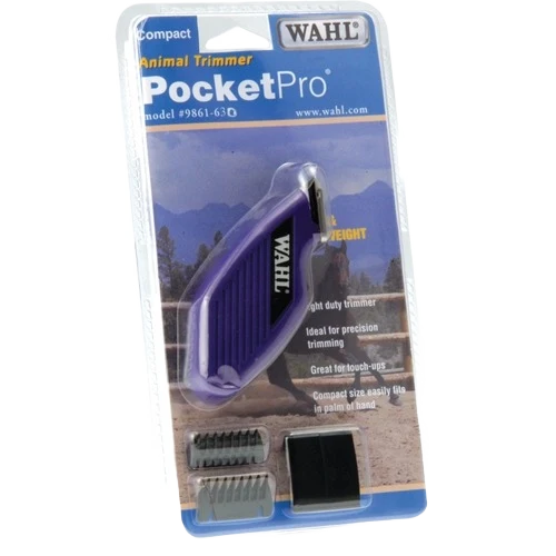 Solid Wahl Pocket Pro Equine Clipper Kit Luxury