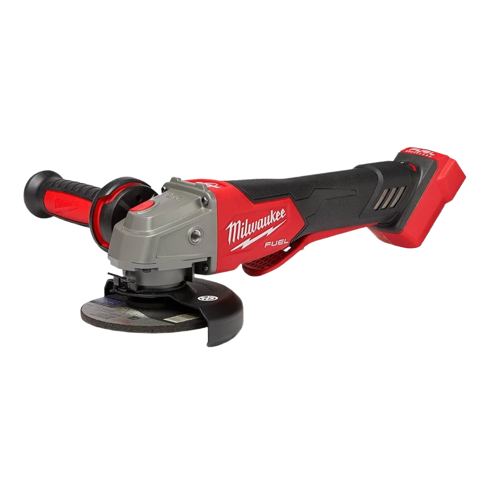 Long-Lasting Milwaukee M18 FUEL™ 4-1 2-5 Variable Speed Braking Grinder w Paddle Switch Practical