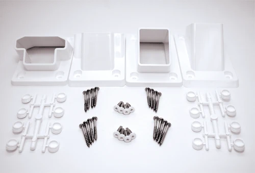 Effective Fairway V110 4 Vinyl Stair Railing Bracket Kit – 28 – 45 Degree First-Class