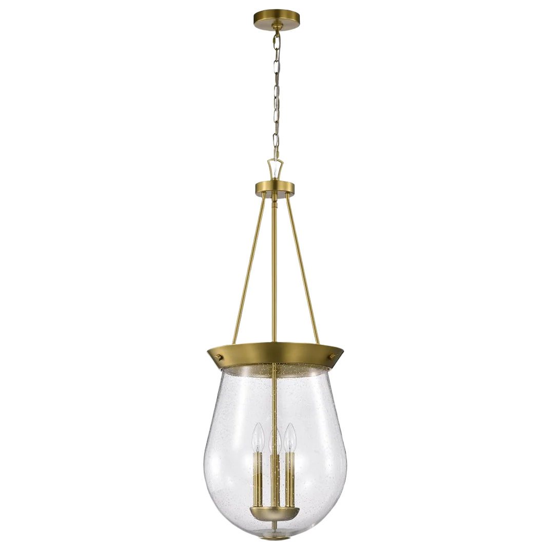 Enhanced Satco Boliver 14 Vintage Brass Light Pendant Quality